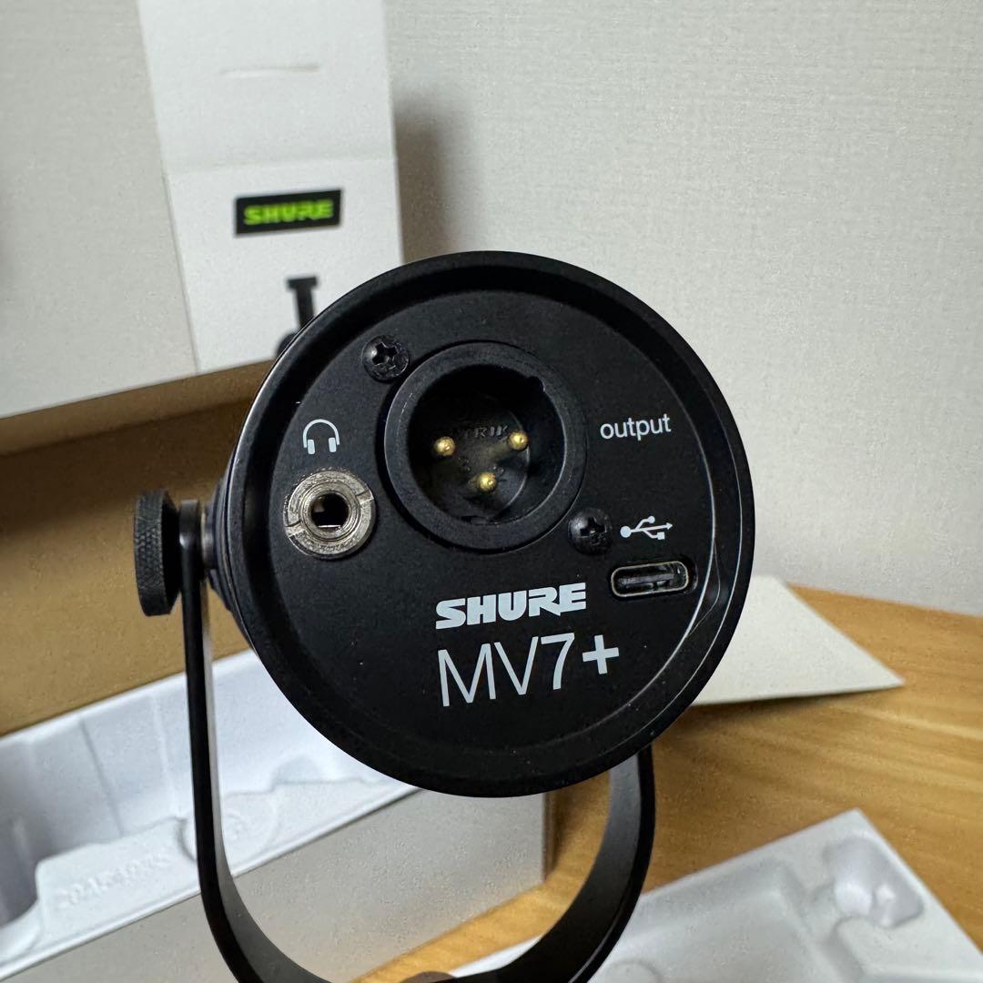 配信機器・PA機器・レコーディング機器 SHURE MV7+