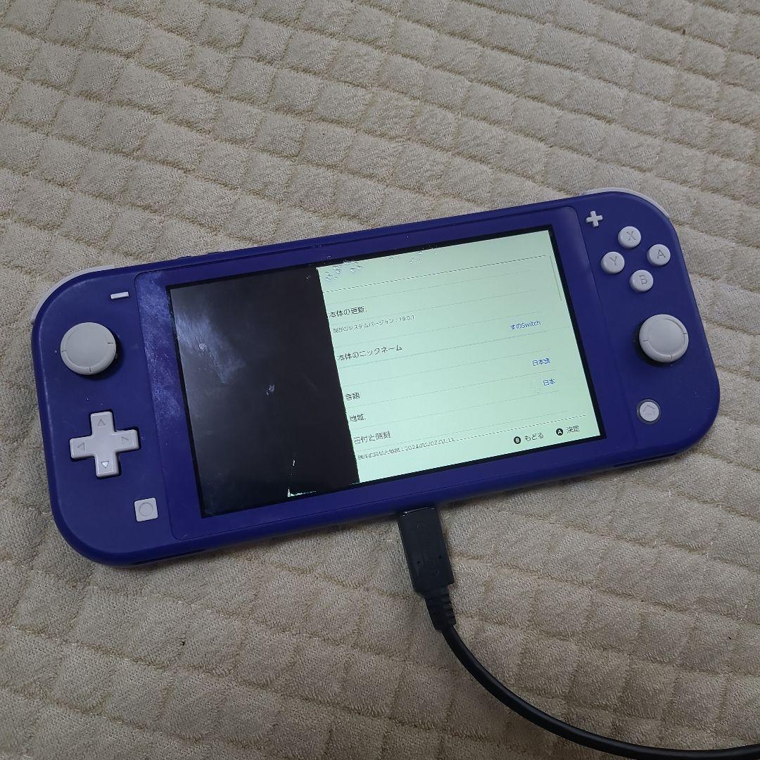 Nintendo Switch　スイッチライト　ブルー　ジャンク品