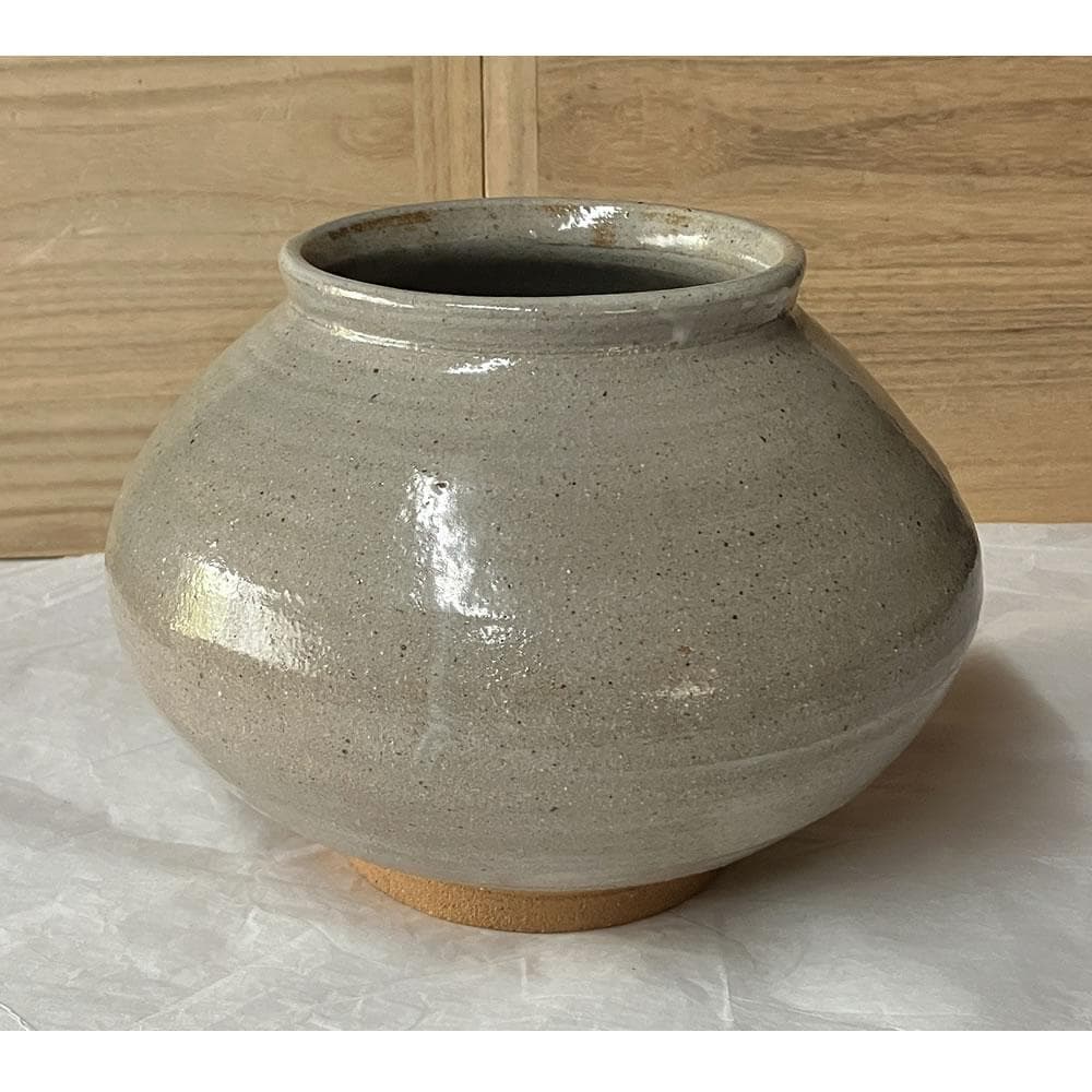 e3087 西岡小十 絵唐津 壷 共箱 唐津焼 壺 花入 茶道具