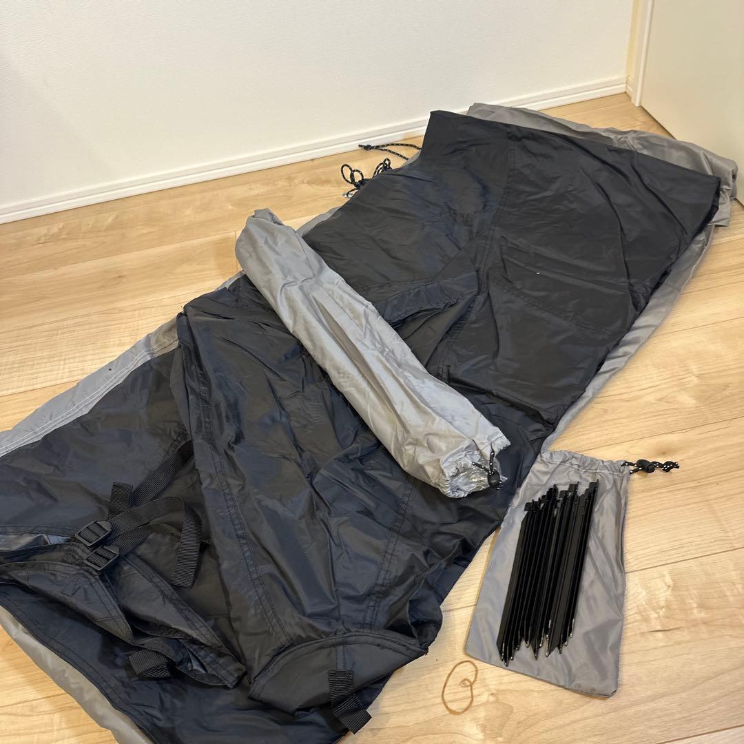 【美品】DOD ワンポールテントS ブラック　１回のみ使用