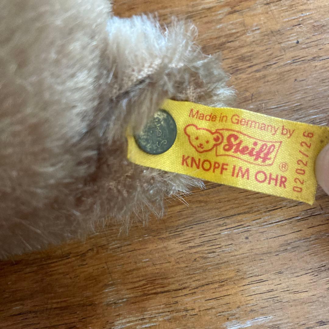 シュタイフSteiff ヴィンテージ アンティークベアテディベア　0202/26