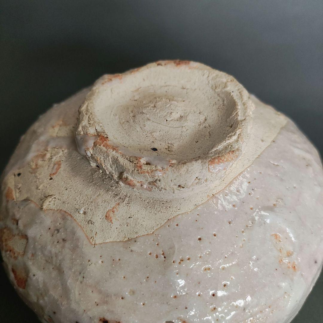 安藤實　志野茶碗　絵志野　桃山陶