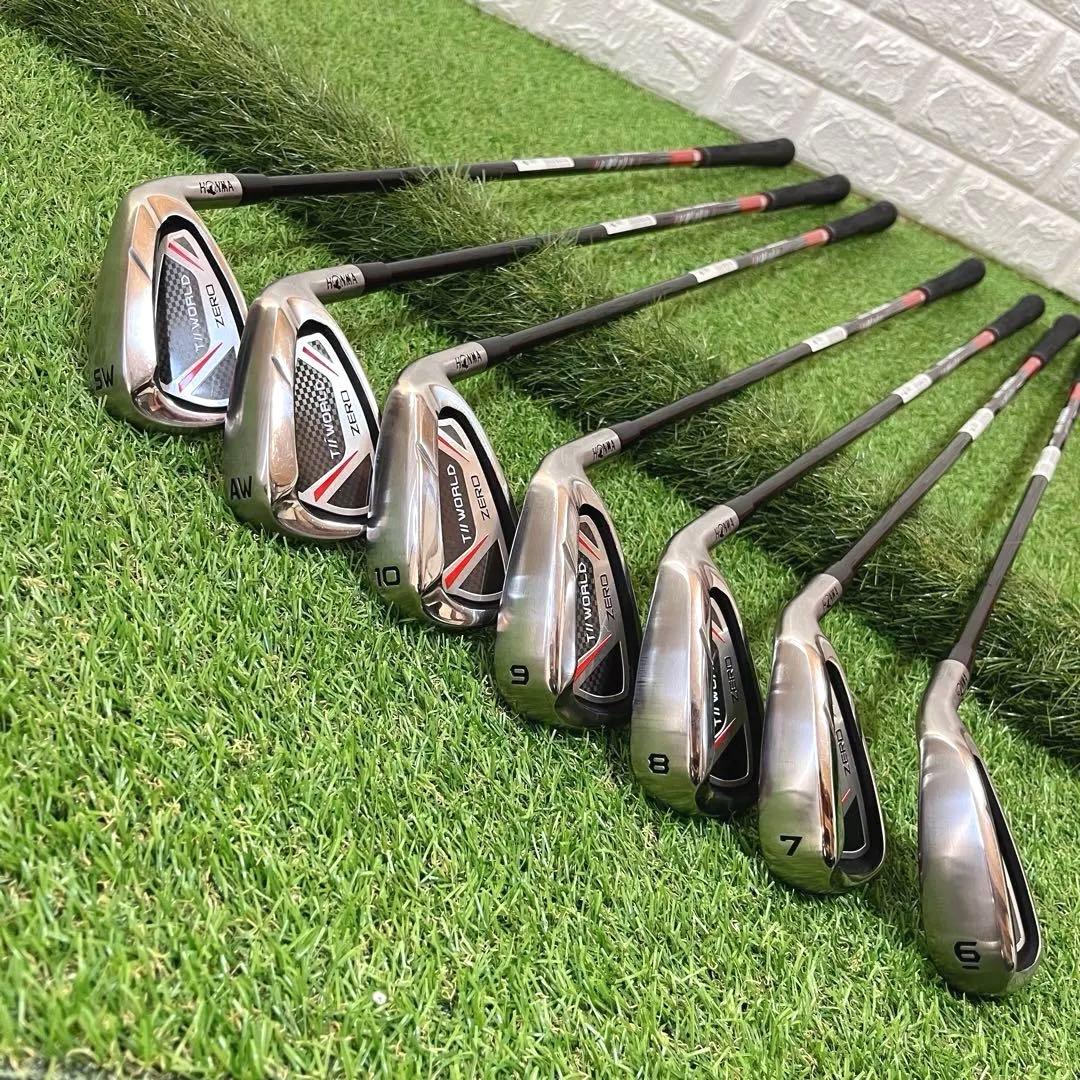 美品 HONMA ツアーワールドゼロ メンズゴルフクラブ豪華13本セット R