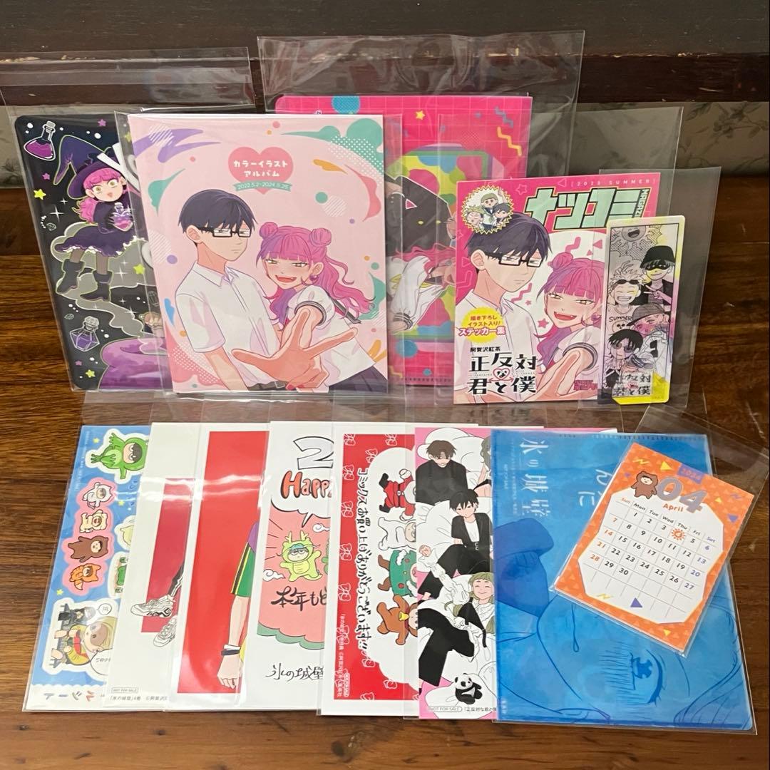 完結全巻　帯付き初版　おまけ付　氷の城壁 + 正反対な君と僕 +サニー&レイニー