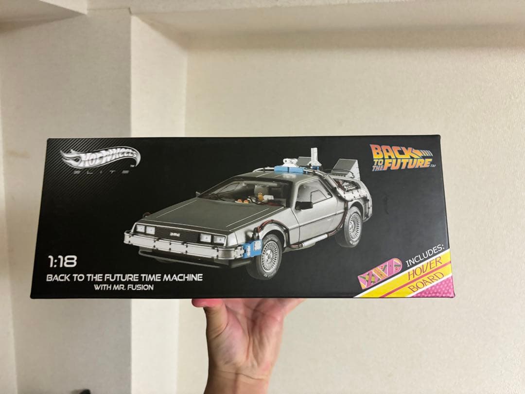 未開封　ホットウィール 1/18 デロリアン