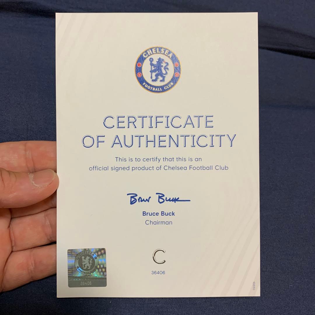 イングランド　サッカー選手　サイン　ユニフォーム