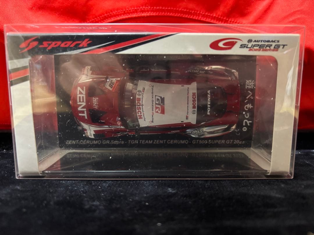 ミニカー No.38 ZENT CERUMO GR Supra spark 1/43