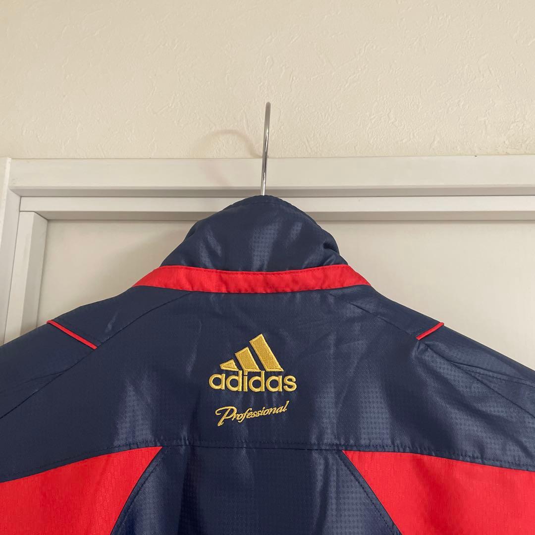 アディダスプロフェッショナル　ウインドブレーカー　上下セット　Lサイズ 裏起毛