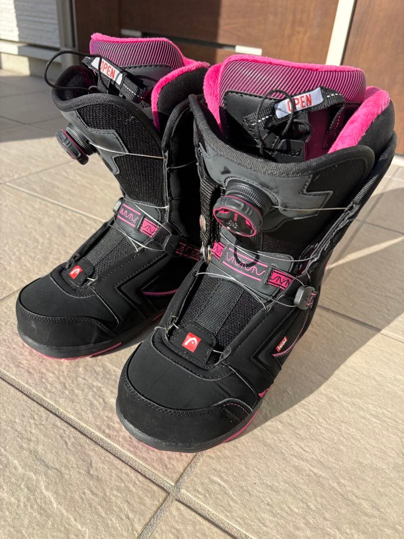美品　head ヘッド スノーボード　ブーツ 24 レディース　ピンク