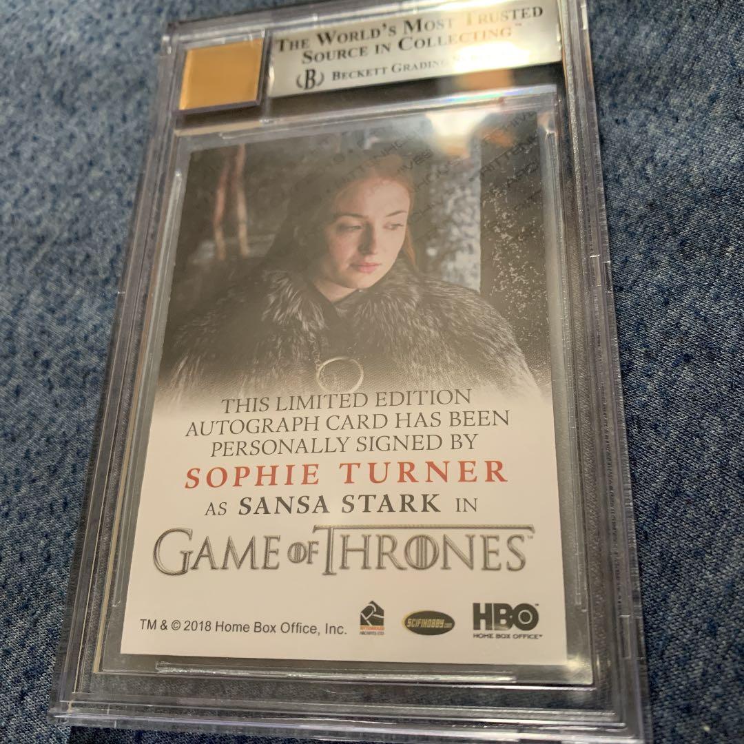 ゲーム・オブ・スローンズ  サンサ・スターク 直筆サインカード