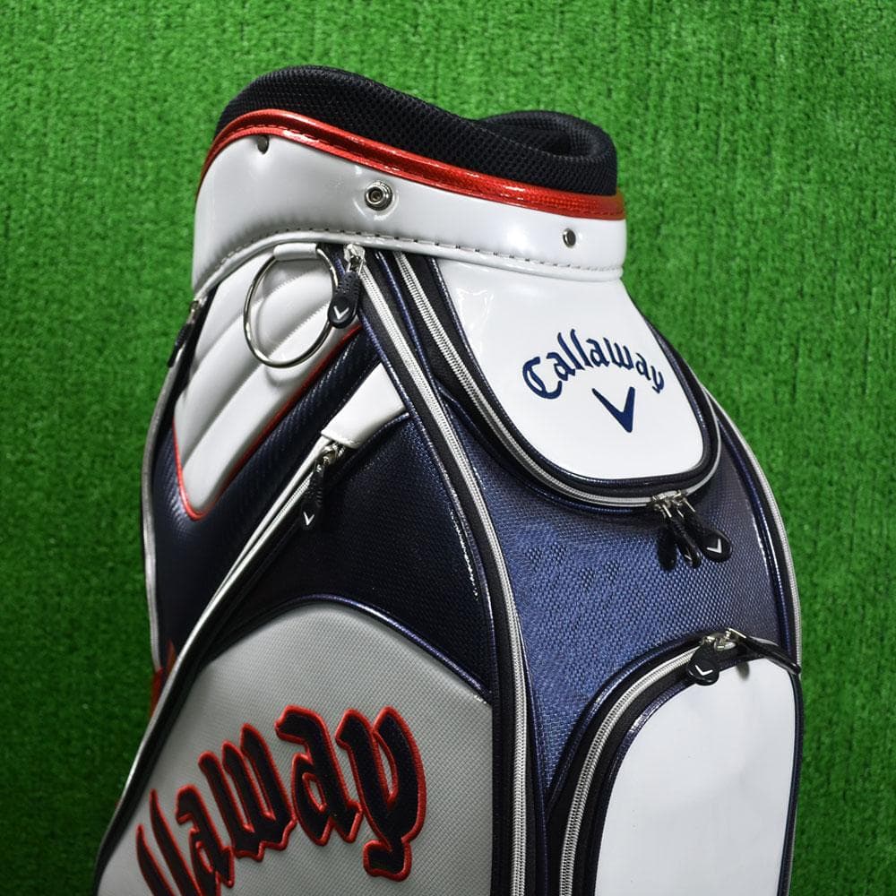 Callaway/キャロウェイ キャディバッグ9型【トリコロール】超美品！