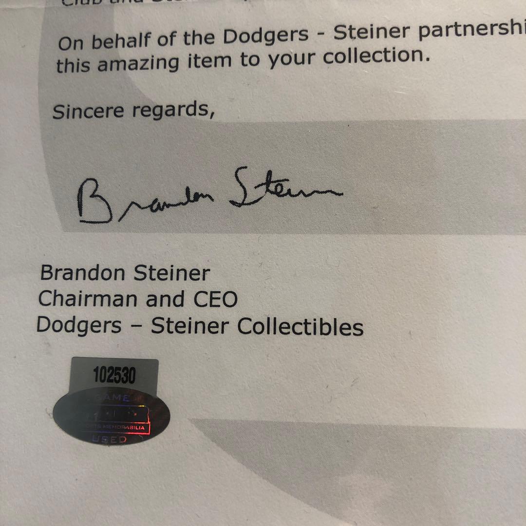 MLB ドジャース　アンドリュー・ジョーンズ 実使用 ジャージ