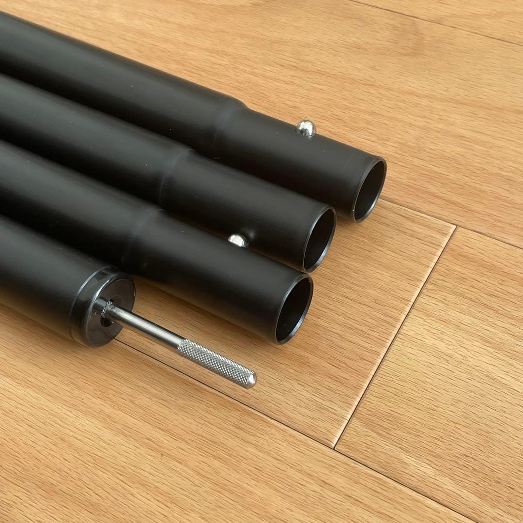 廃盤 peak ウイングポールブラック 240cm