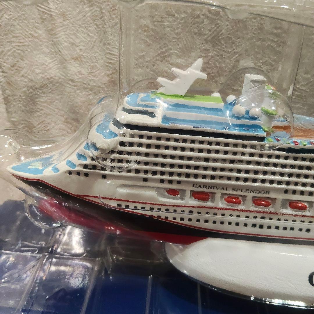 新品　カーニバルクルーズ　豪華客船　模型　置物　客船　クルーズ船　スプレンダー