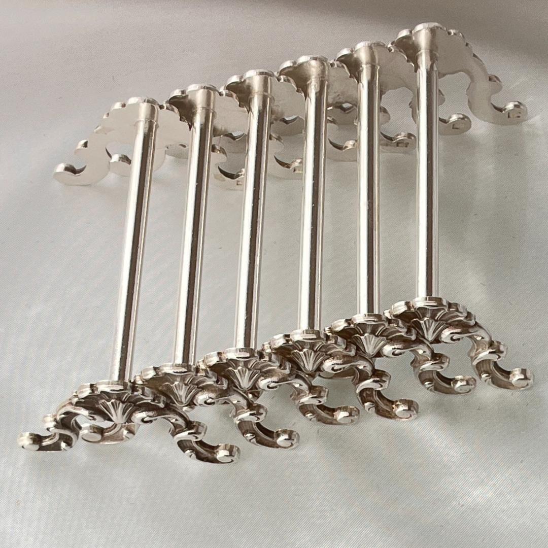 【仏蘭西】ルイ15世様式 Louis XVナイフレスト 6個組