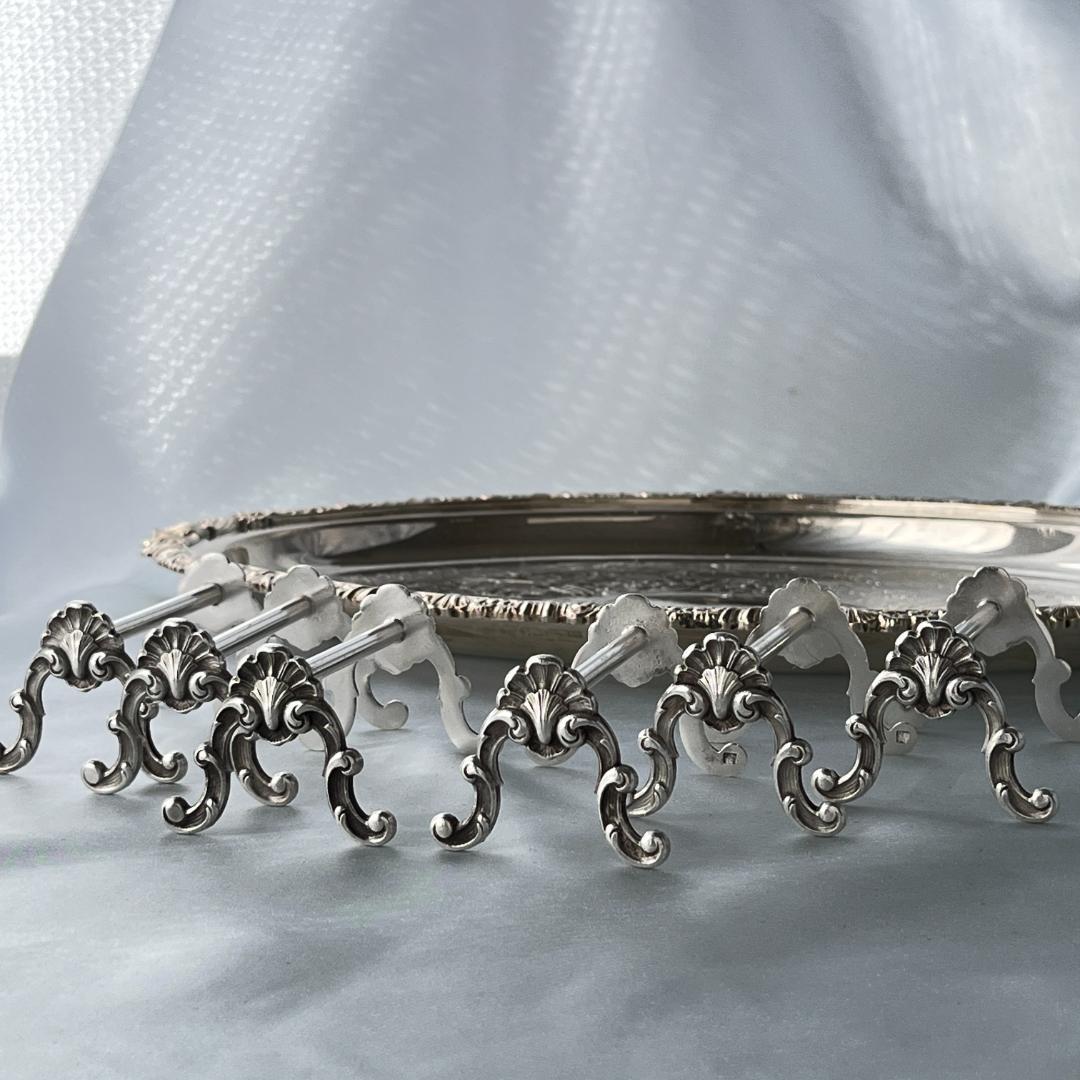 【仏蘭西】ルイ15世様式 Louis XVナイフレスト 6個組