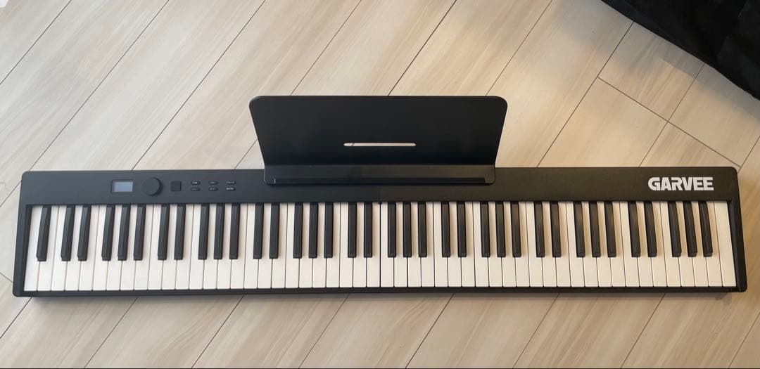 GARVEE 折りたたみ式 電子ピアノ キーボード 88鍵 ペダル付
