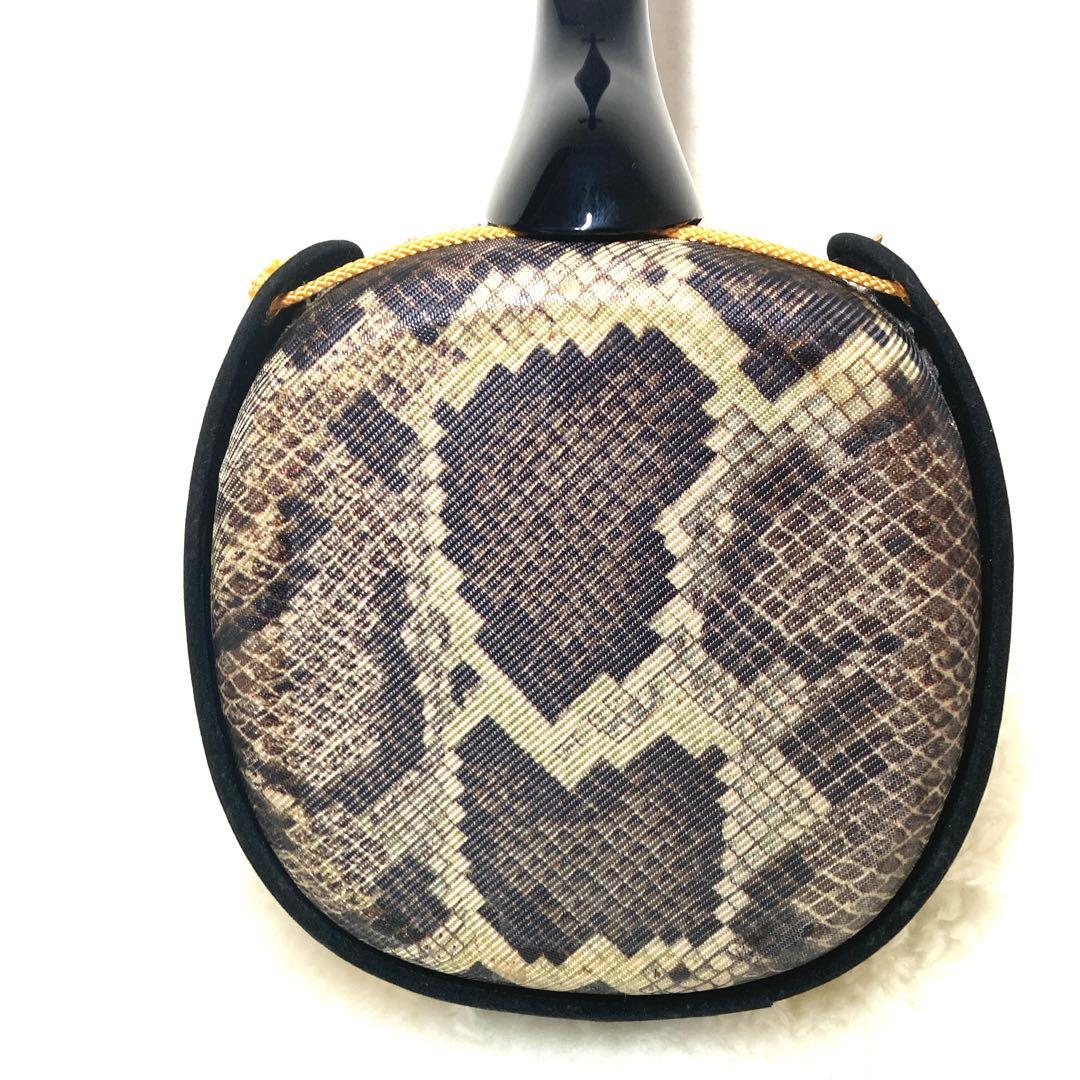 沖縄 三線 特上 人工皮革 蛇柄 ソフトケース 三味線