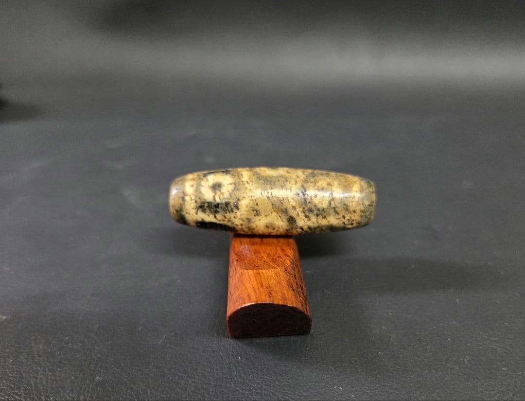 790　天珠　亀甲長壽九眼天珠　dzibeads　！