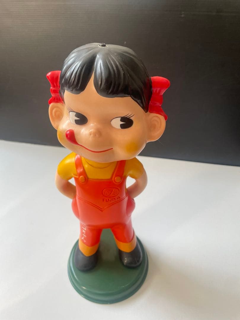 当時物 不二家 PEKO ペコちゃん 首振り人形 レトロ ヴィンテージ　30cm
