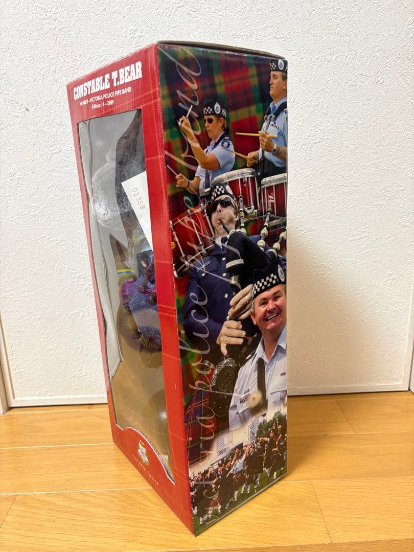 警察ぬいぐるみ　メルボルン　パイプバンドバージョン