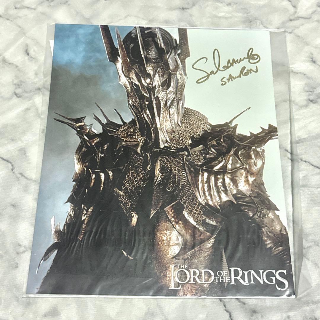 ロードオブザリング 直筆サイン 4枚組 ポートレート イライジャ・ウッド