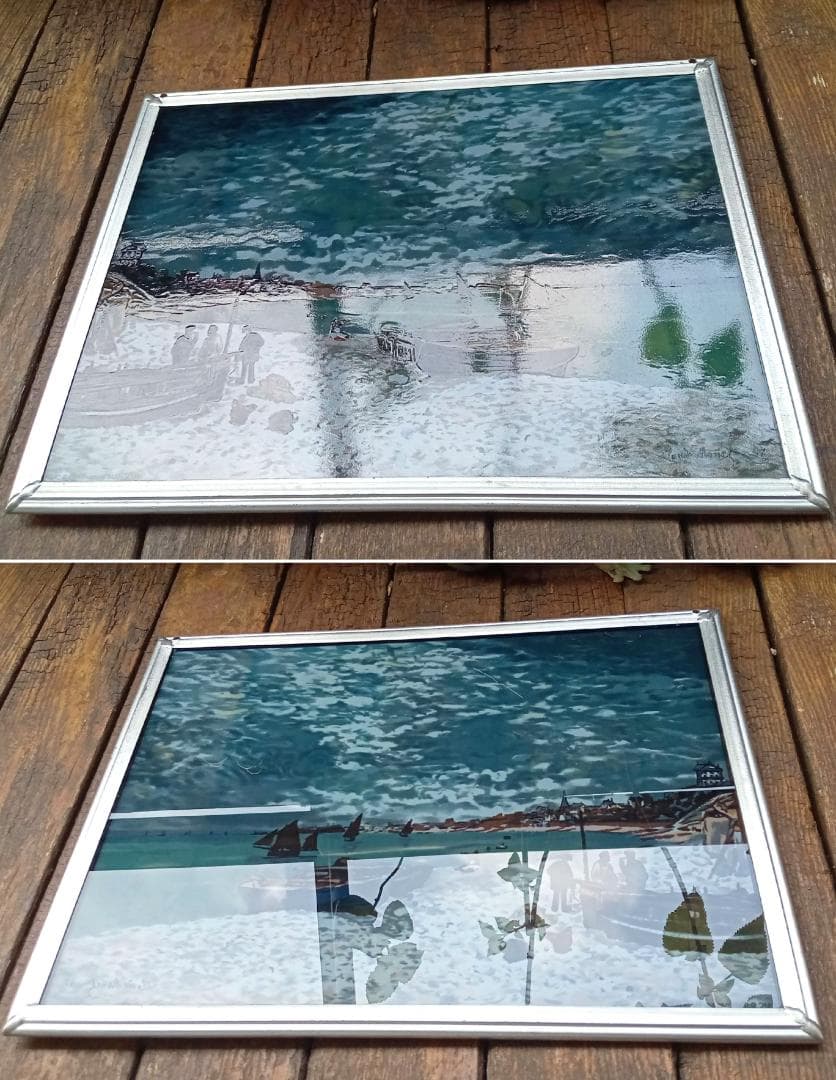 モネ ステンドグラス サン＝タドレスの海岸 1867 グラスマスターズ社