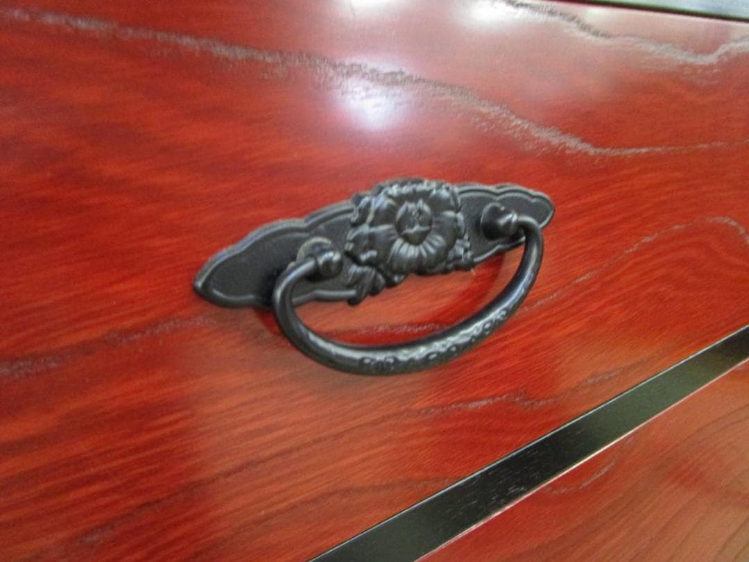 レア　筑後民芸・ローチェスト　伝統民芸箪笥　和箪笥　鍵付き箪笥　純日本製箪笥