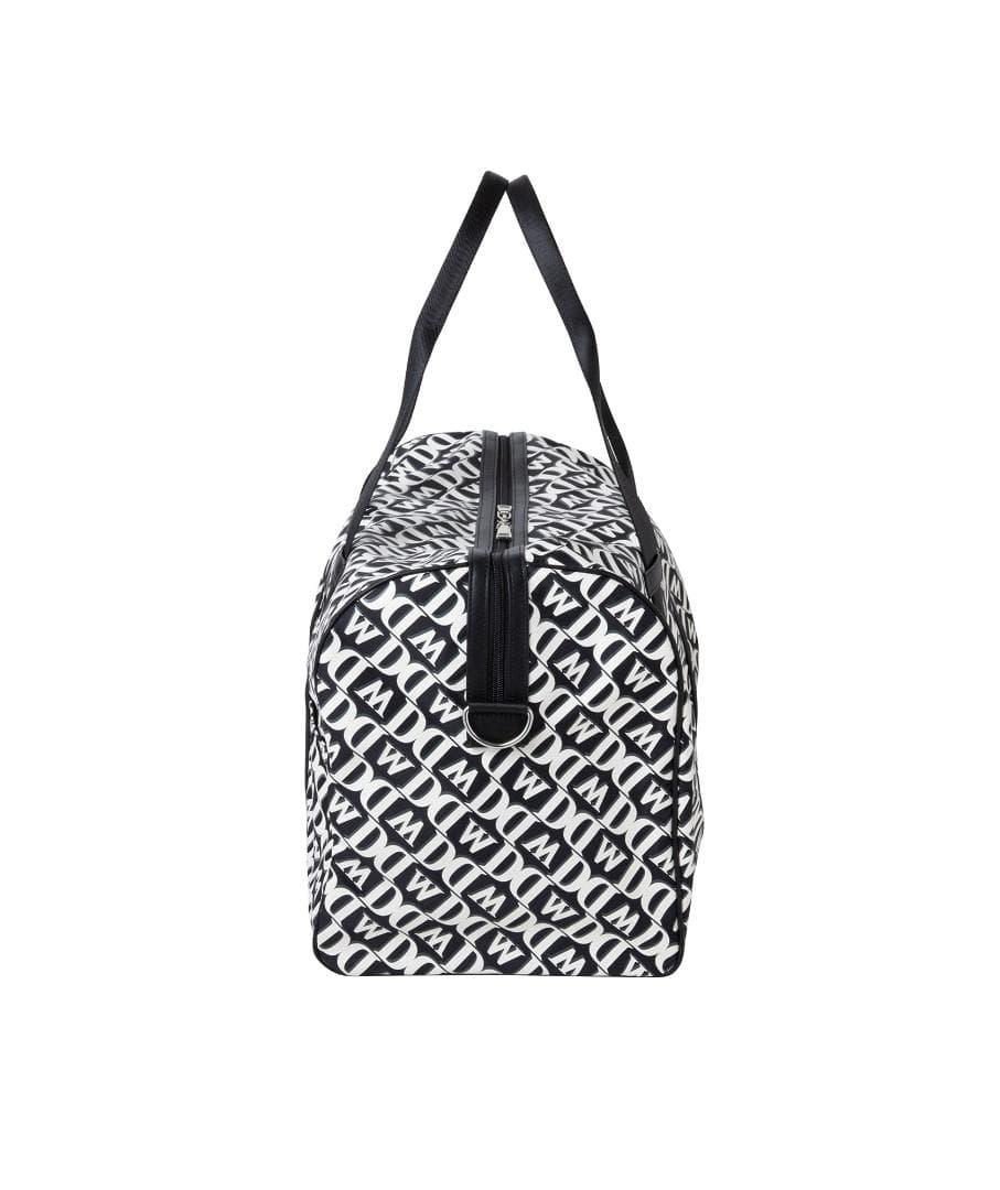 新品☆ダンスウィズドラゴン モノグラム プリント ボストン☆シューズケース☆黒