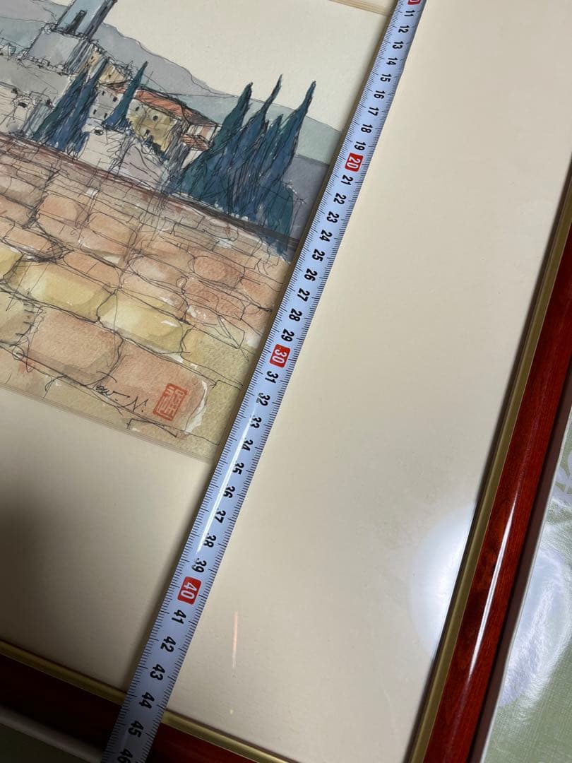 イタリヤ　城壁の残る村