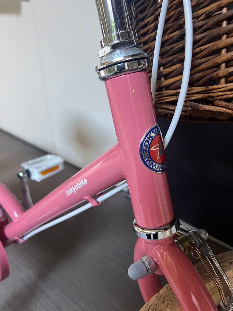 【美品】little tokyobike カラーモモ16インチ バスケット付き