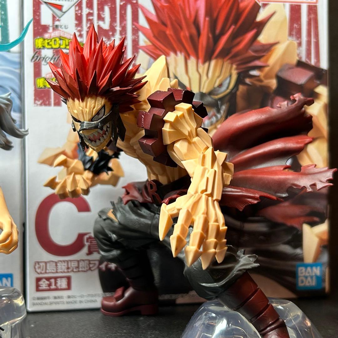 ヒロアカ　フィギュア　一番くじ　緑谷出久&壊理 切島鋭児郎　一番くじ