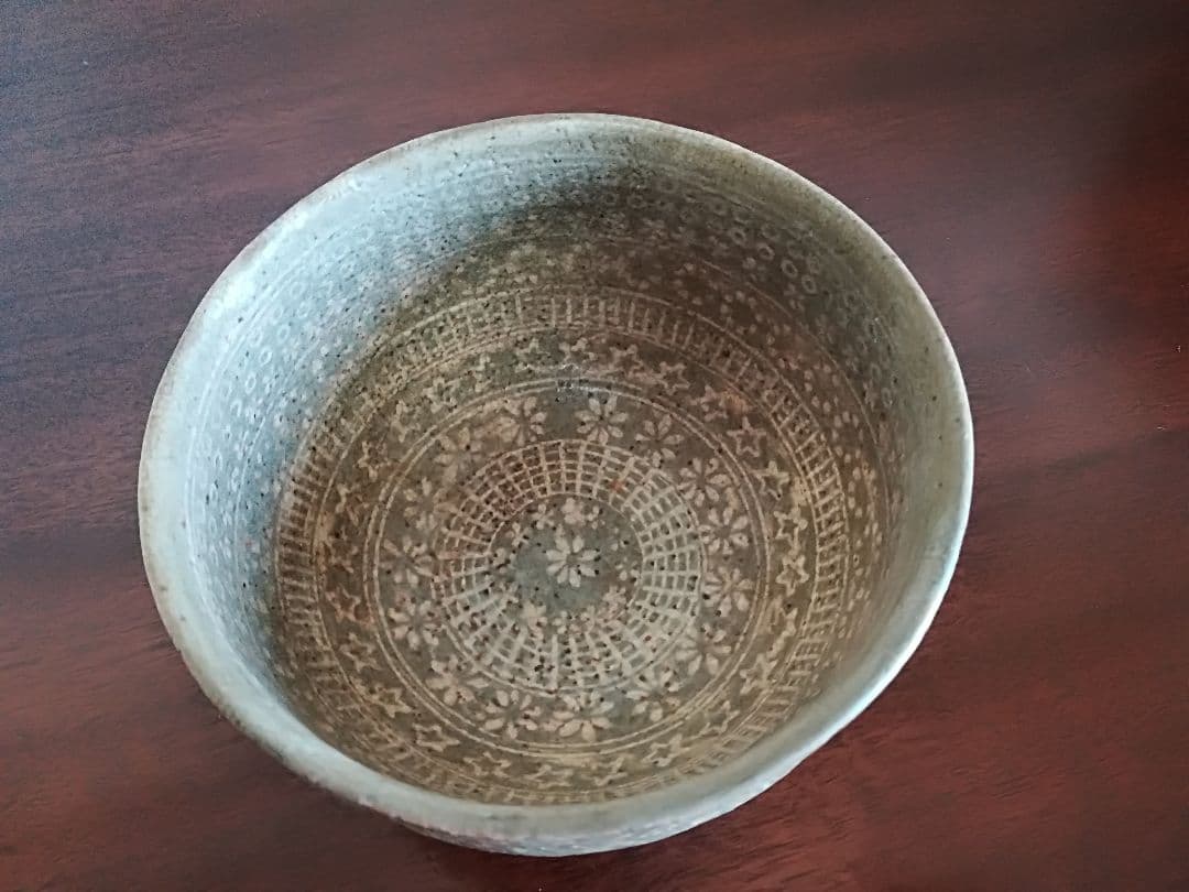 ⭐時代物茶道具 三島唐津 彫り唐津 茶盌 古唐津？朝鮮唐津 古美術骨董品