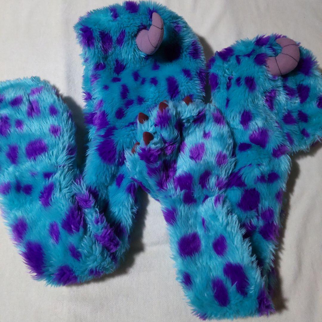 モンスターズインク　ファンキャップ&パスケース☆ディズニーランド　被り物