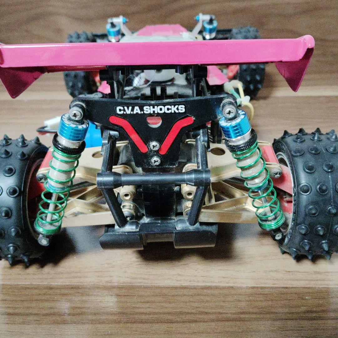 タミヤ　スーパーホットショットピンク RCカー C.V.A. SHOCKS