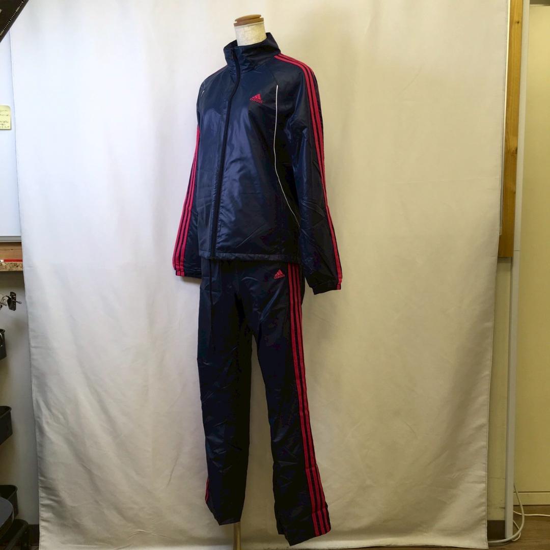 zG1022【M】adidas 刺繍ロゴ入り スポーツウェア ライン入り