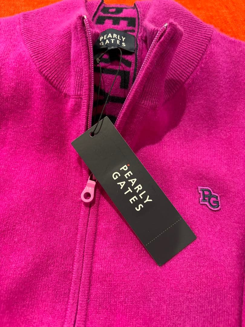 新品タグ付きPEARLY GATESパーリーゲイツ　　カシミヤジップジャケット6