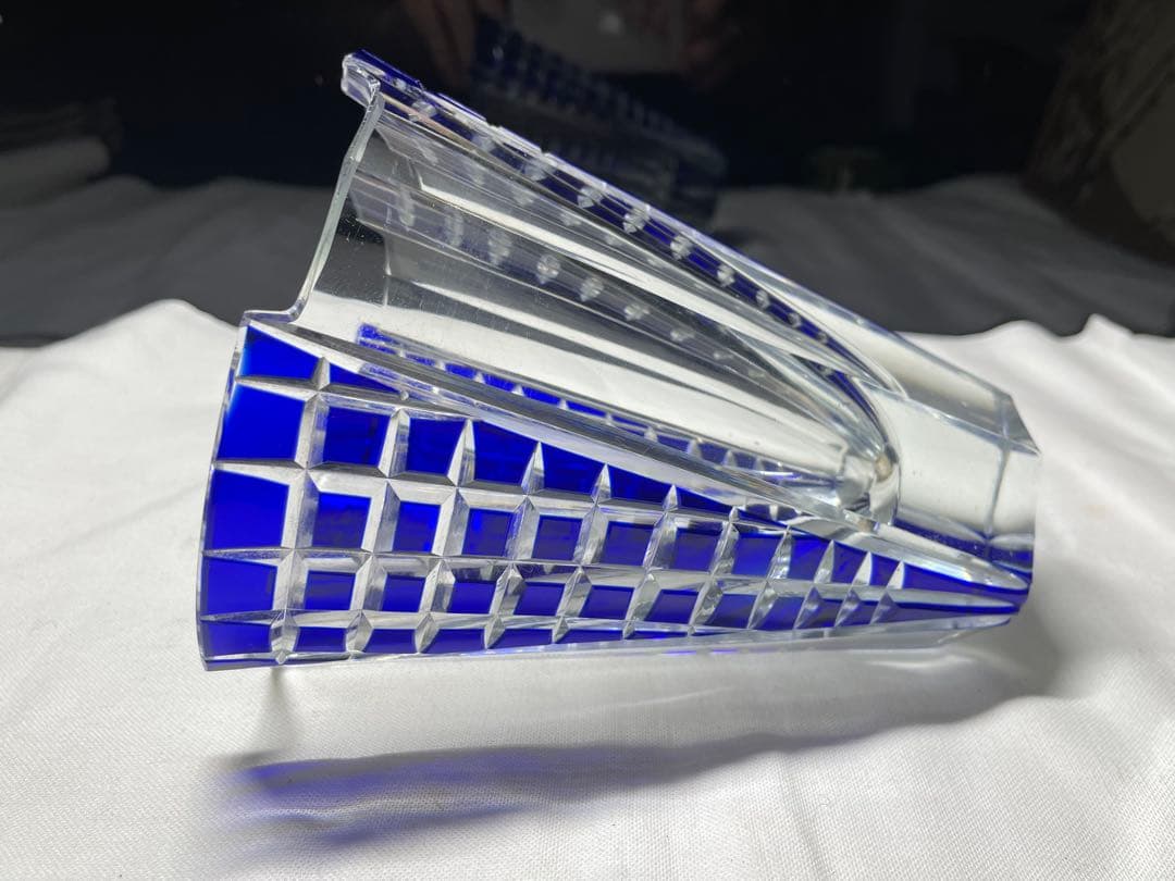 江戸切子。色被切子。古美術。骨董品。舊家蔵出し。希少品。