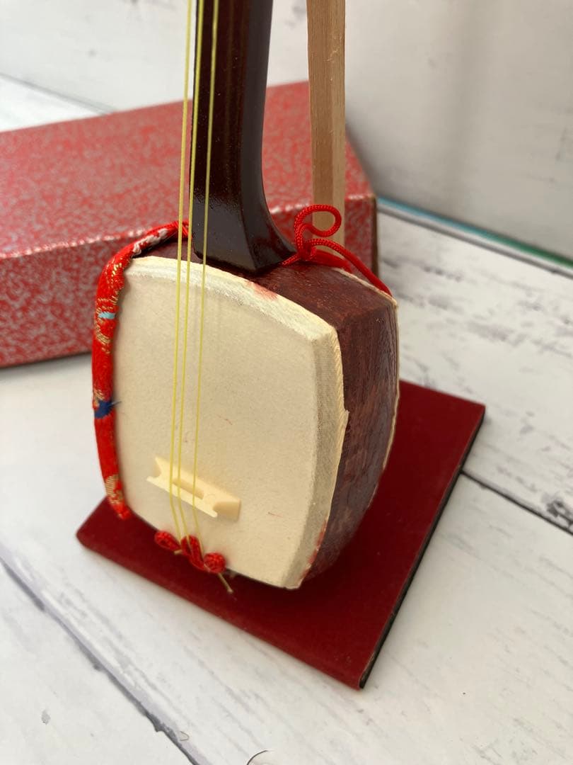 アンティーク・美品★ミニ琴・ミニ三味線セット