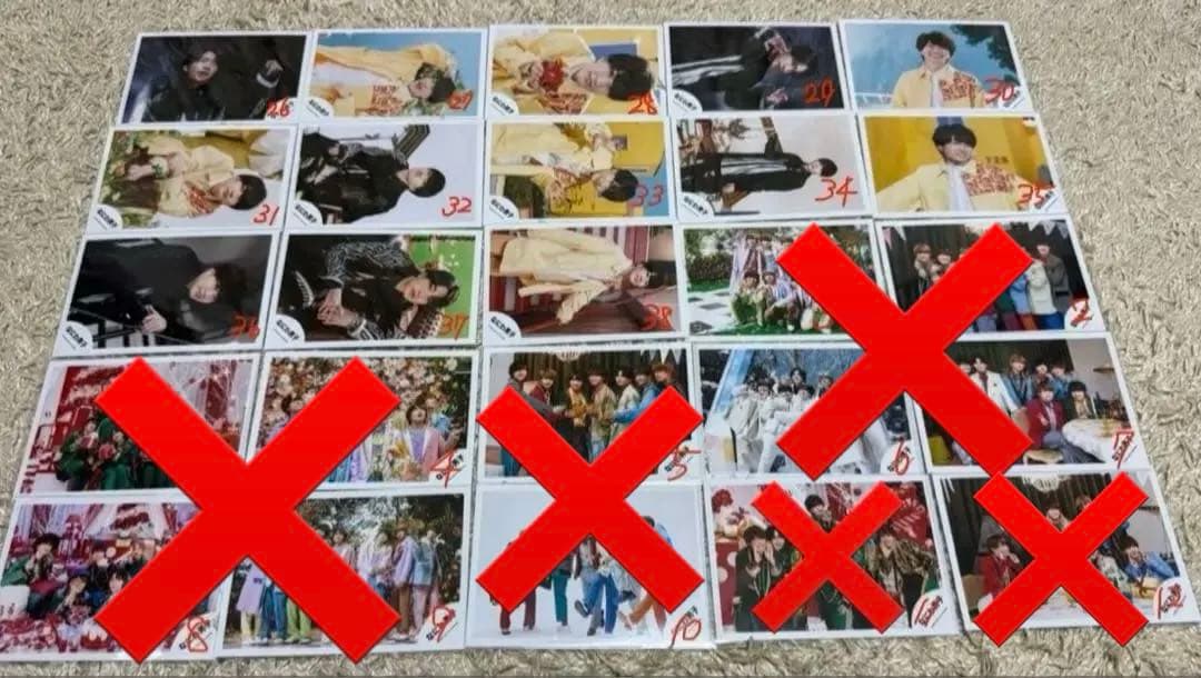 【バラ売り希望値段提示可、定価以下】なにわ男子 公式写真 まとめ売り 179枚