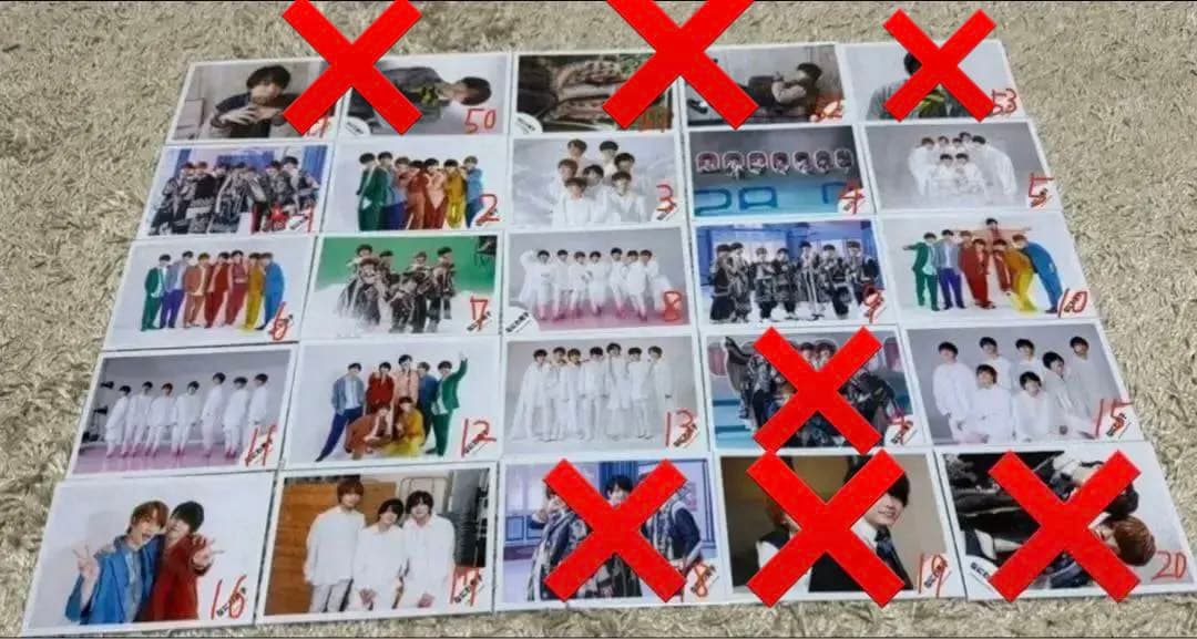 【バラ売り希望値段提示可、定価以下】なにわ男子 公式写真 まとめ売り 179枚