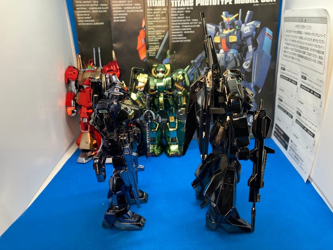 HG 1/144 Z ガンダム　メッキ　バージョン　ザク　リック　ディアス