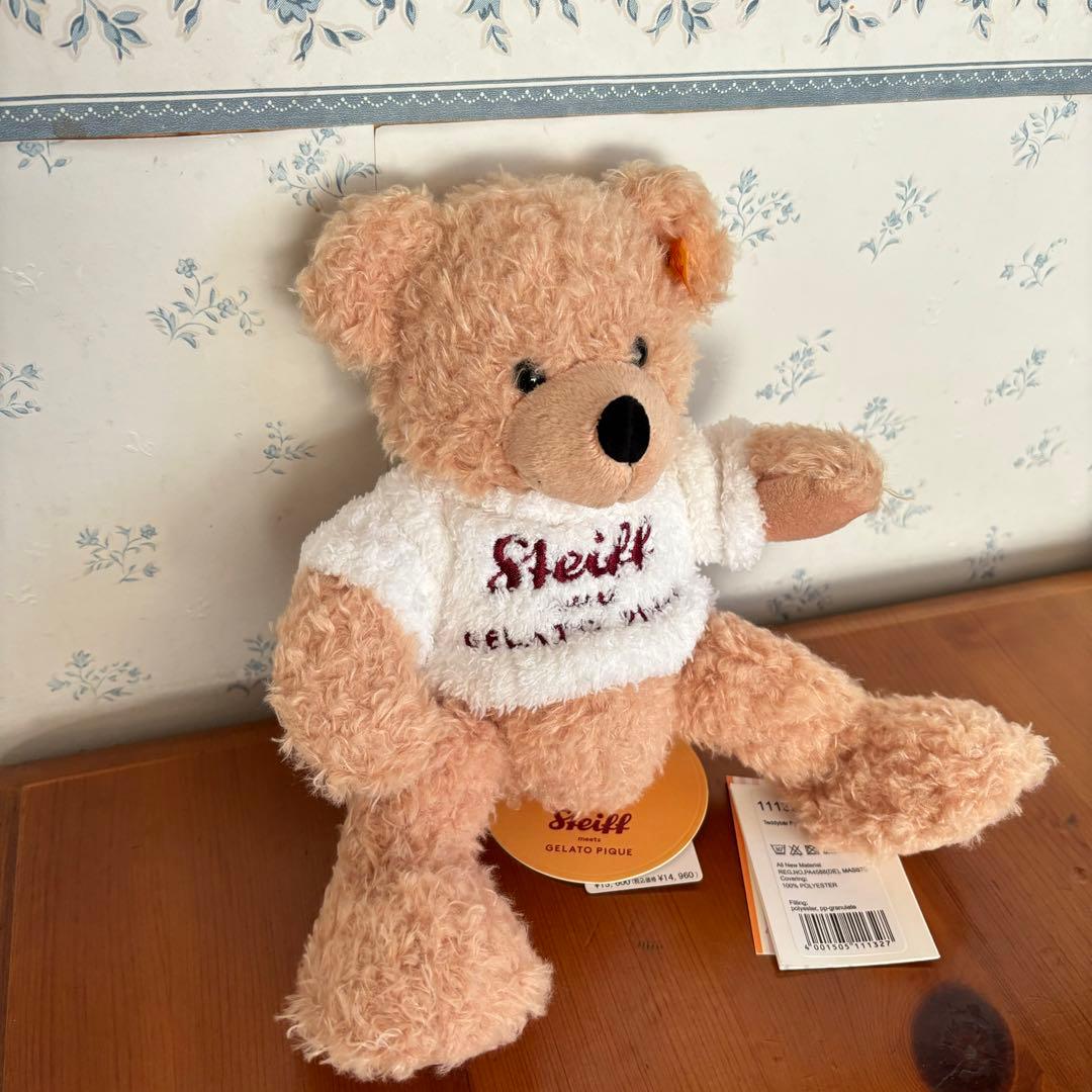 タグ付 ジェラートピケ Steiff シュタイフ テディベア