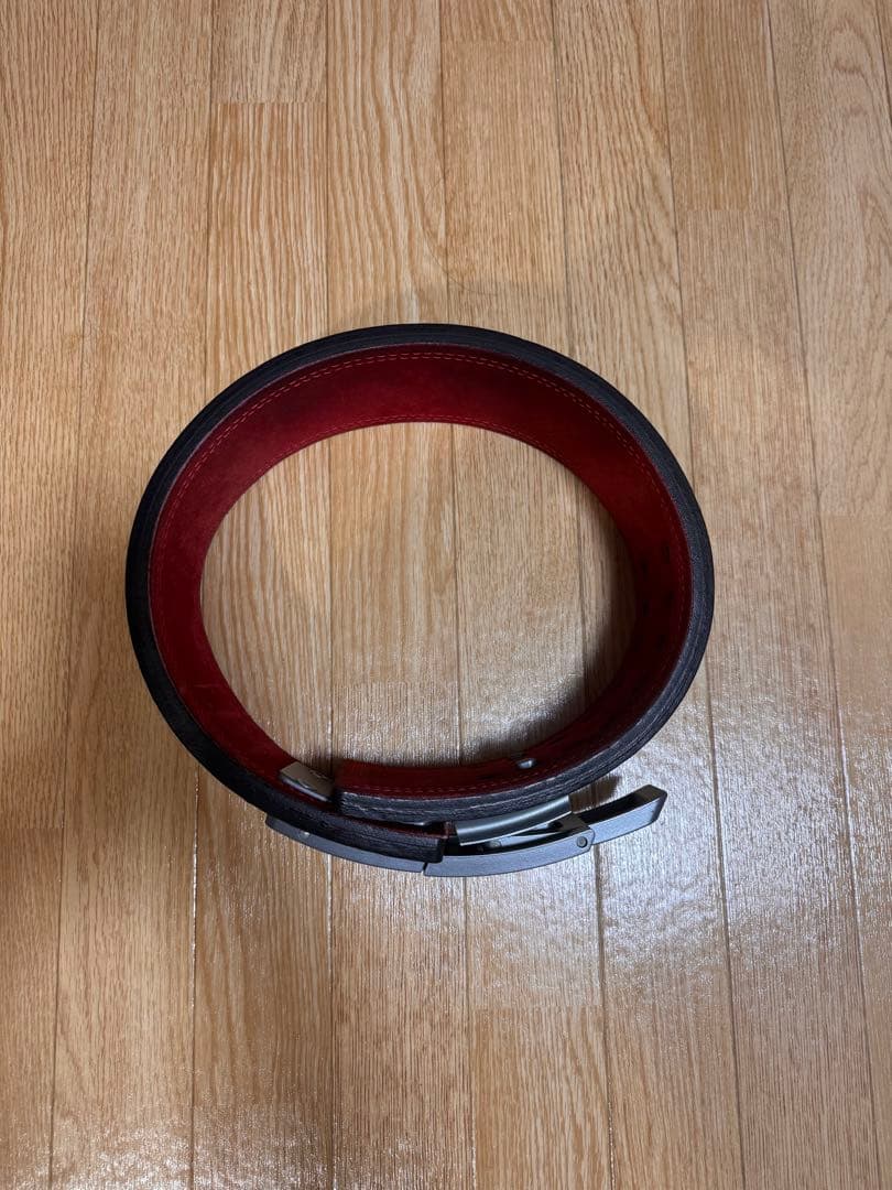 【旧ロゴ】SBD トレーニング・パワーベルト 黒/赤　サイズS