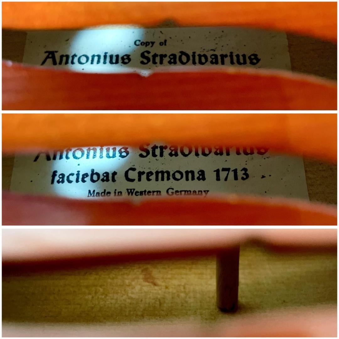 美品 アントニオ ストラディバリウス バイオリン 4/4 西ドイツ製 湿度計