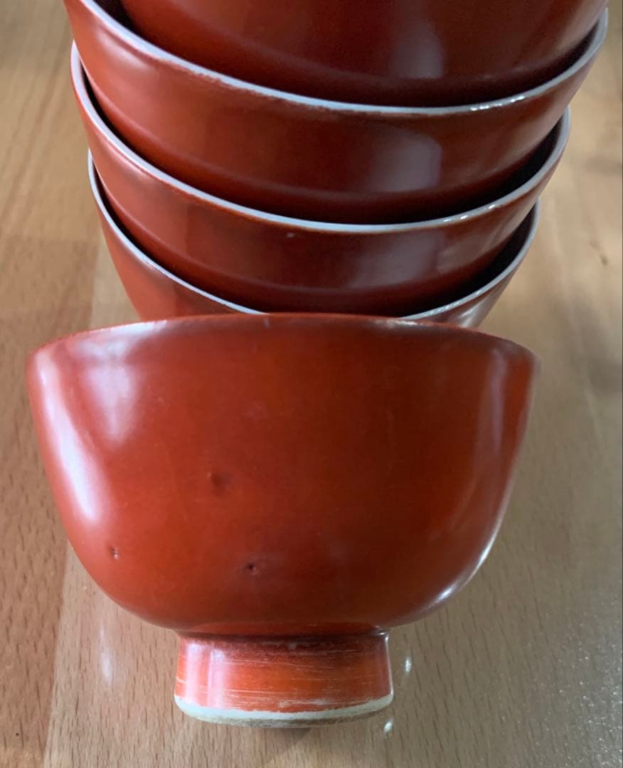 希少　初代　須田菁華　作　九谷焼　木米写　盧仝七碗　煎茶碗