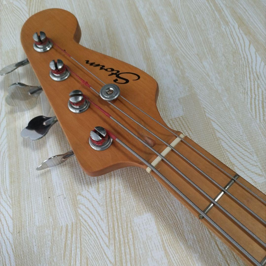 ダークブルー ジャズベーススタイルエレキベース