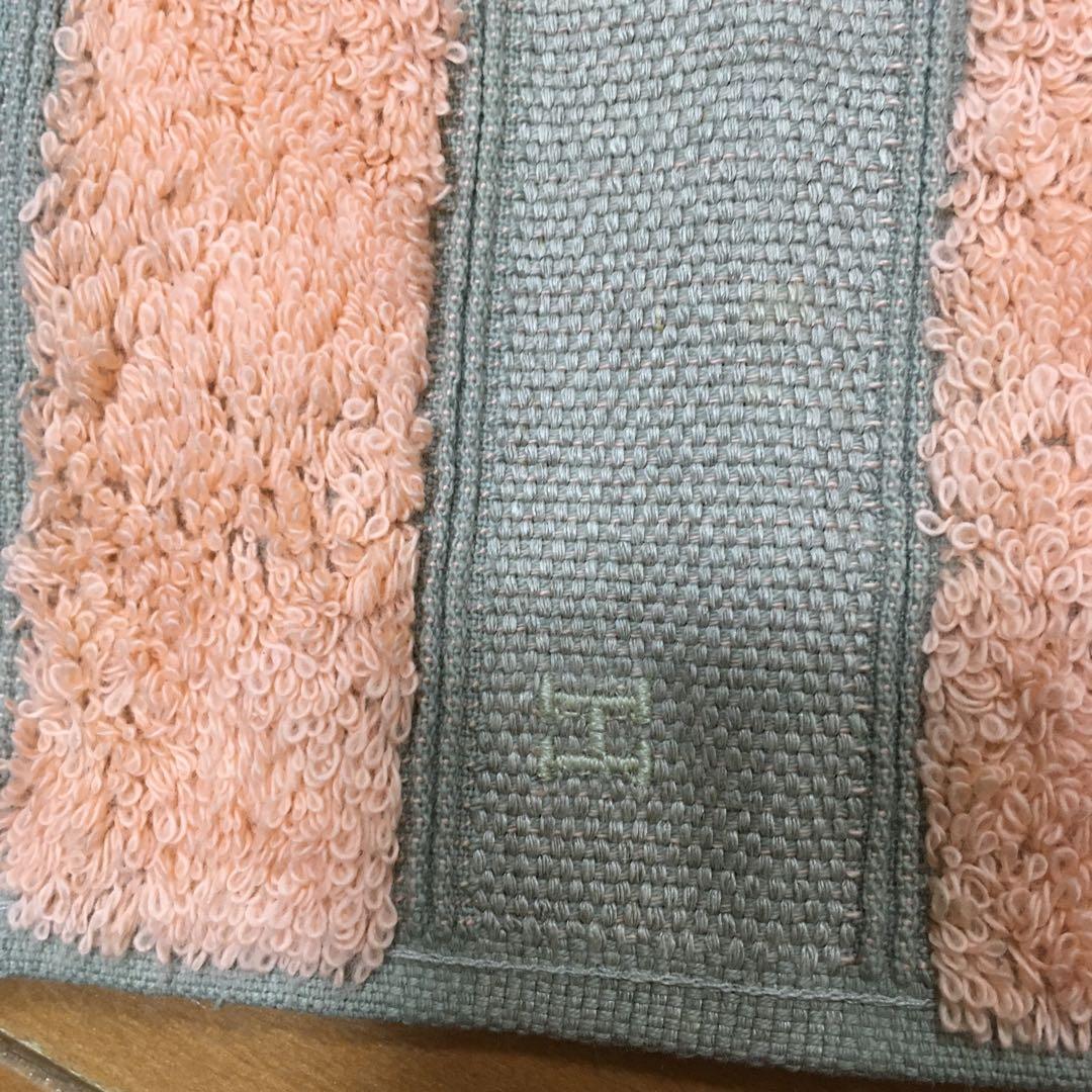 HERMES エルメス　バスマット&バスミトン　セット