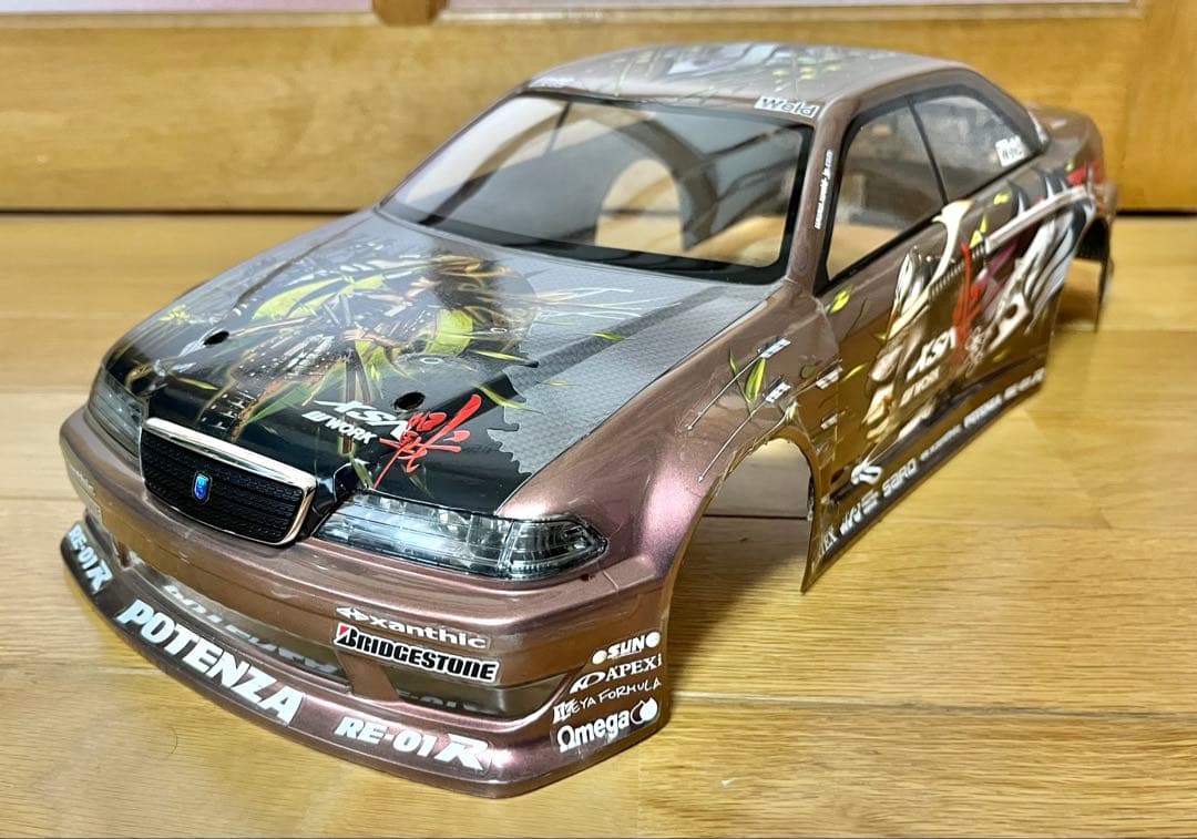 【希少】HPI JZX100 マークⅡ リアル ライトユニット＋グリル
