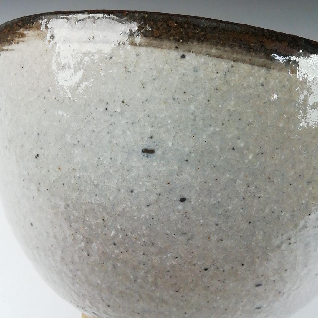 Ｔ３３５　茶碗　『唐津茶碗』『日在窯　鶴田豊己 作』　共箱　抹茶碗　茶道具